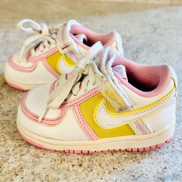 Nike Air Vance – Vintage 2008 Toddler Sneakers White/Pink/Yellow Size 5.5C - Picture 1 of 6